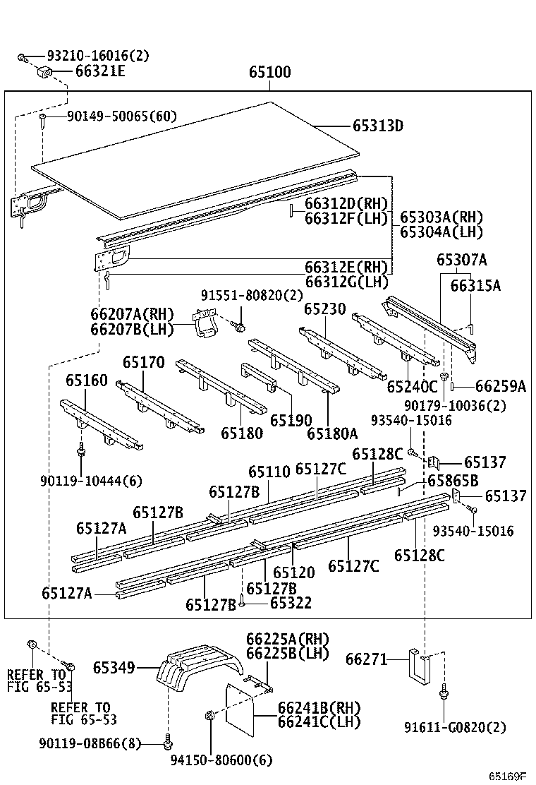 65100-3VG00 FLOOR ASSY, REAR BODY product image