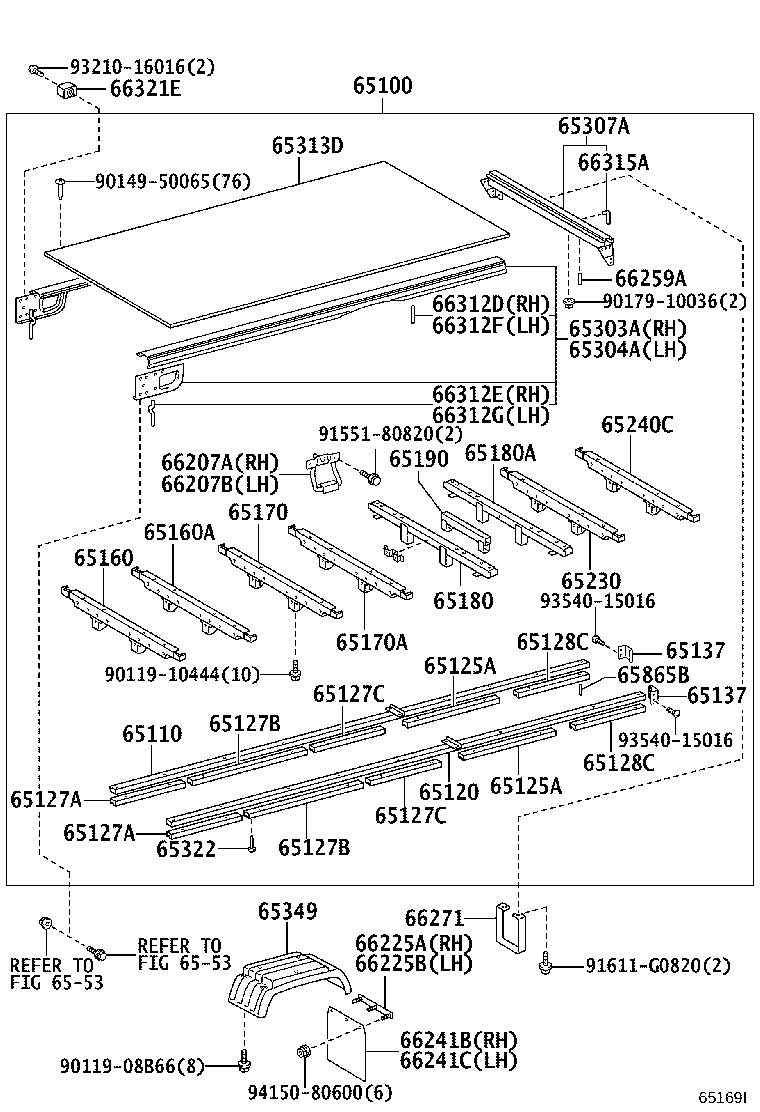 65100-3VR30 FLOOR ASSY, REAR BODY product image