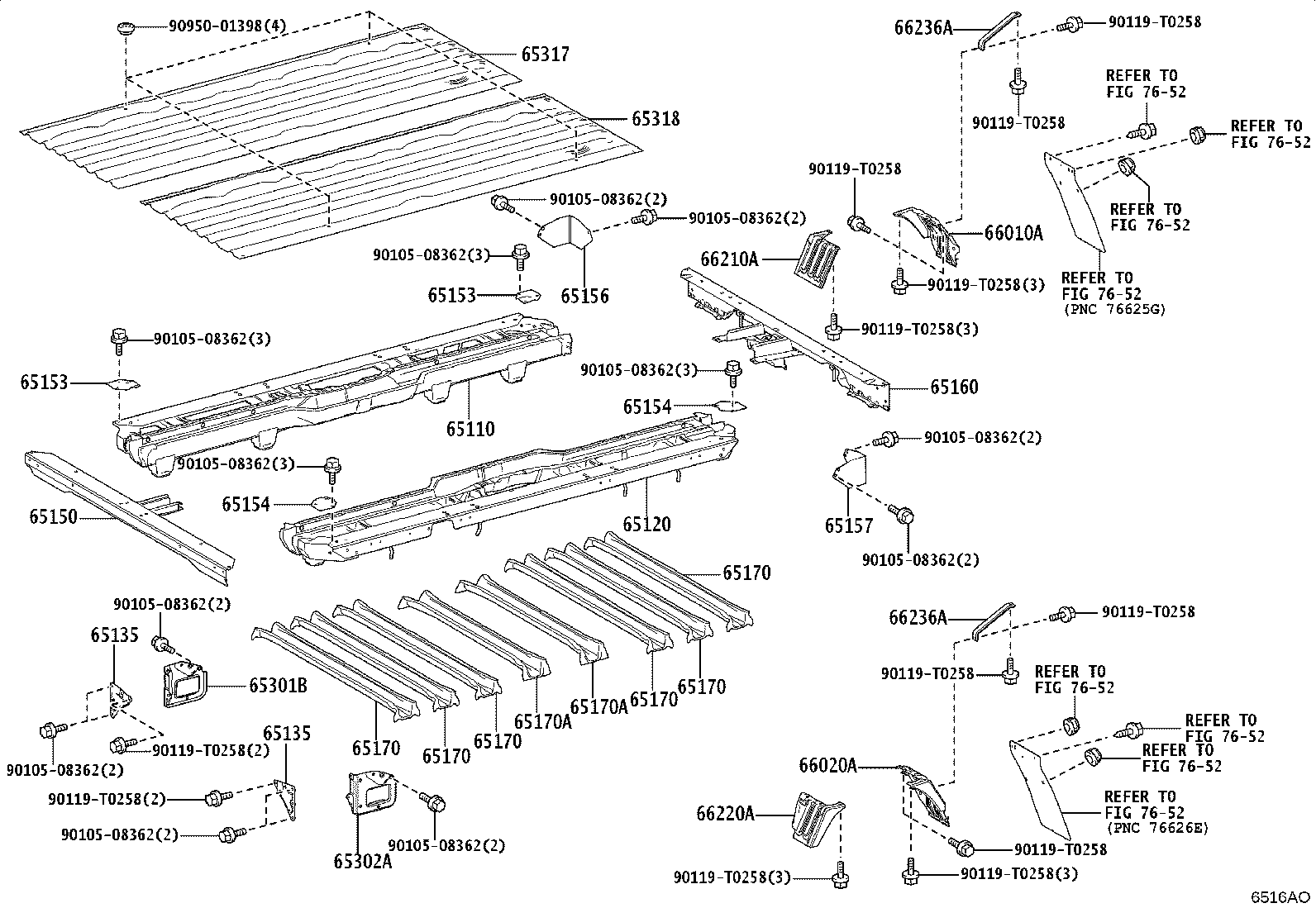 65240-KK230 SILL ASSY, CROSS, NO.9 product image