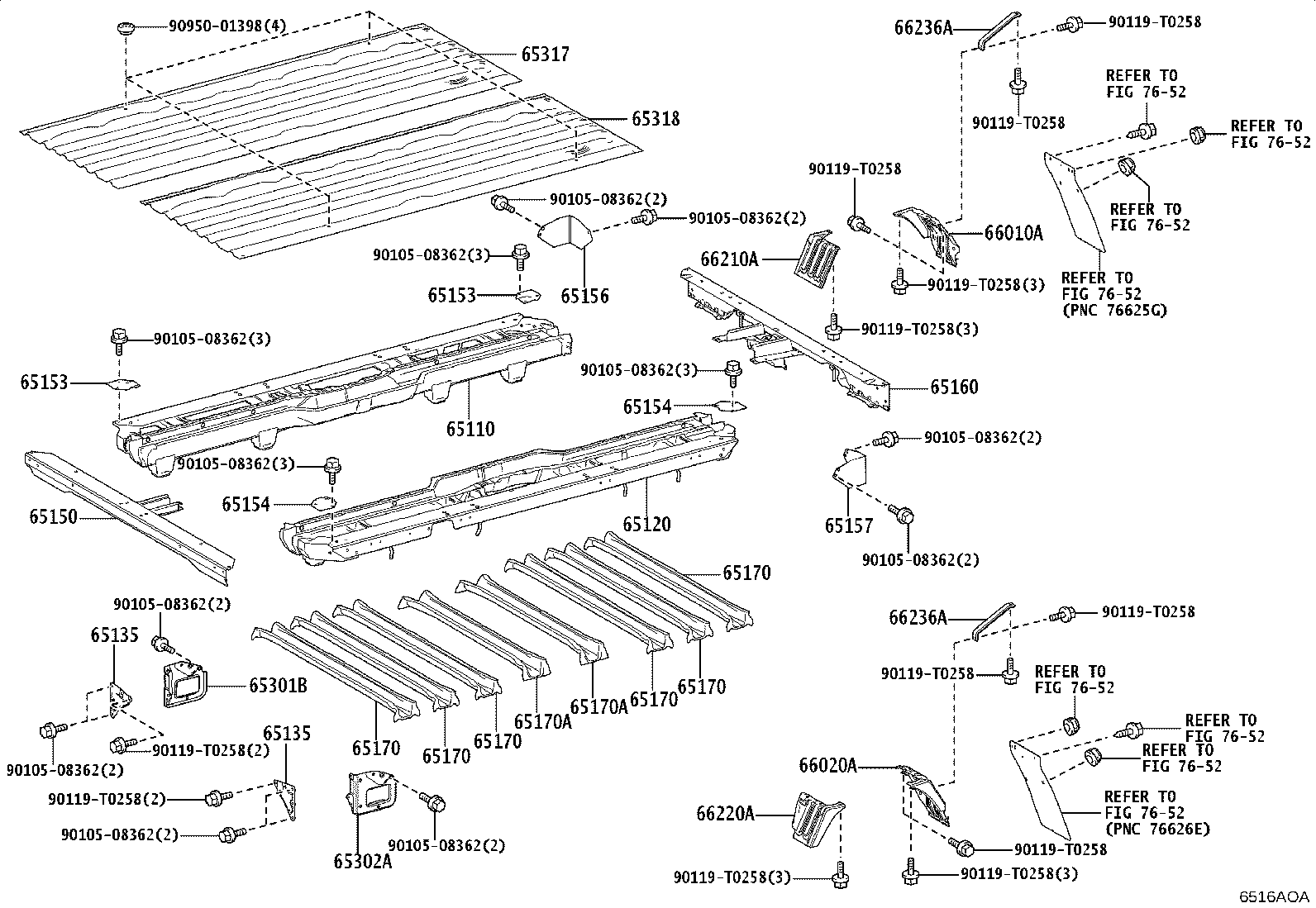 65240-KK230 SILL ASSY, CROSS, NO.9 product image