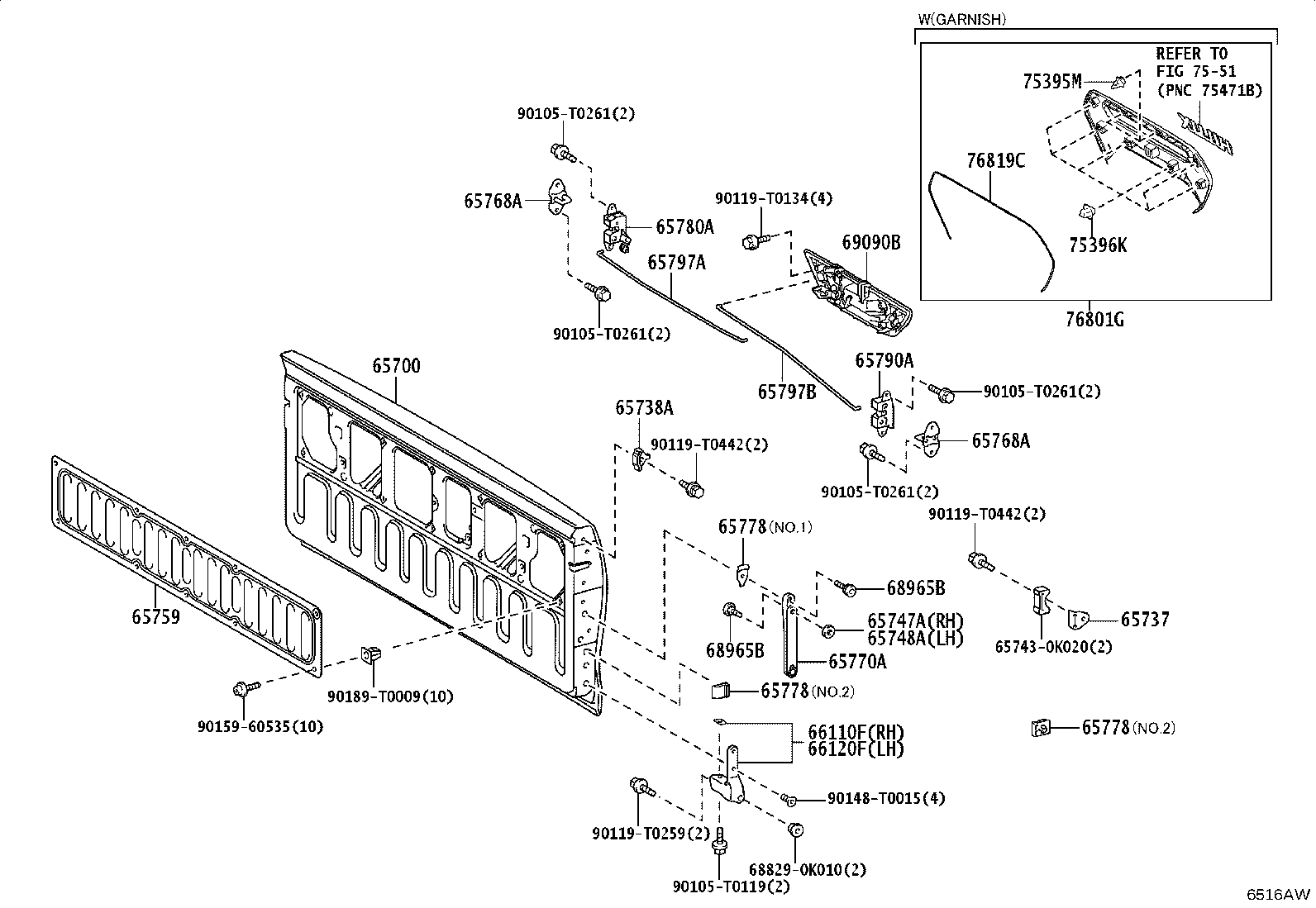 65470-KK130 BOARD ASSY, HEADER product image