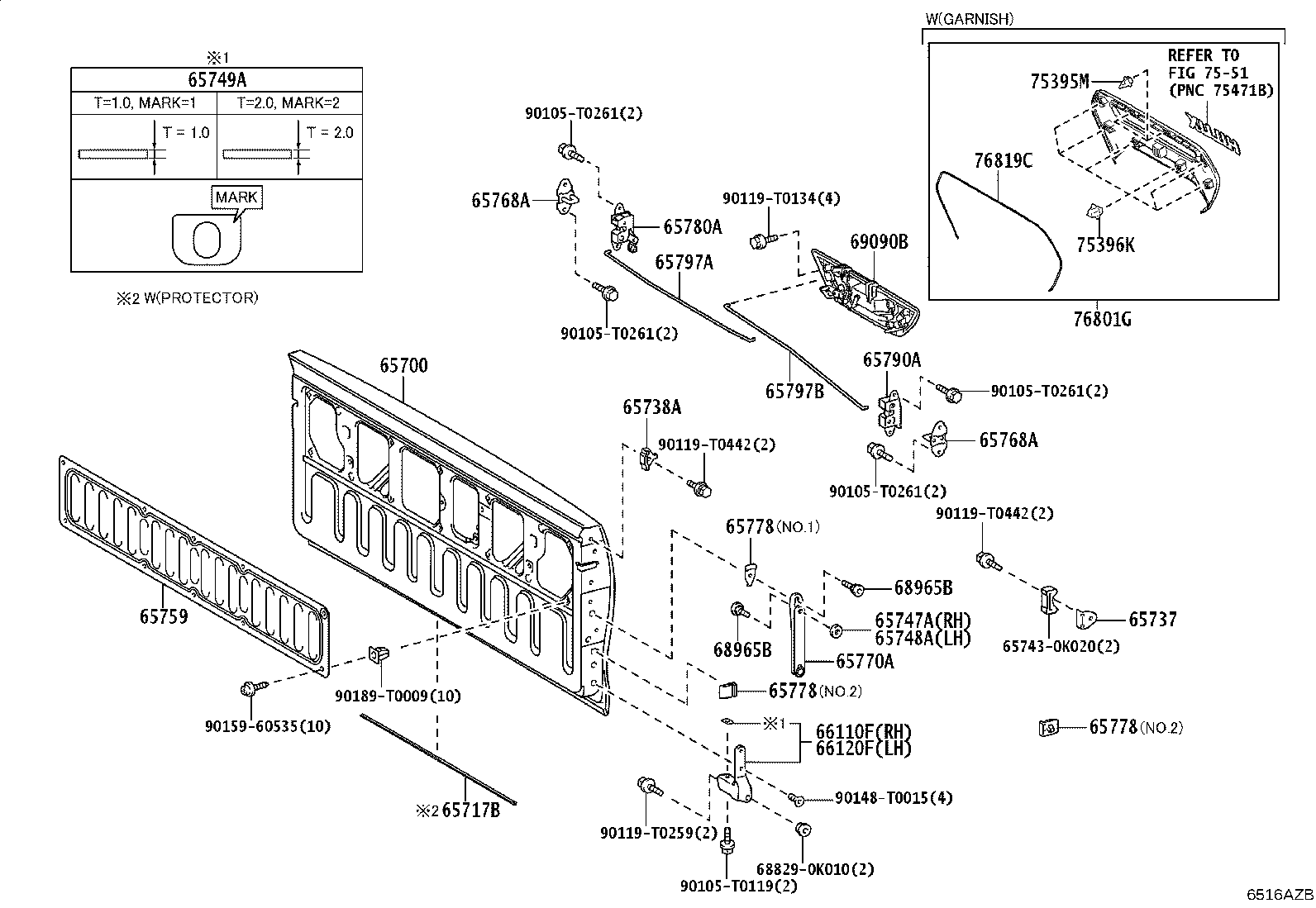 65470-KK140 BOARD ASSY, HEADER product image