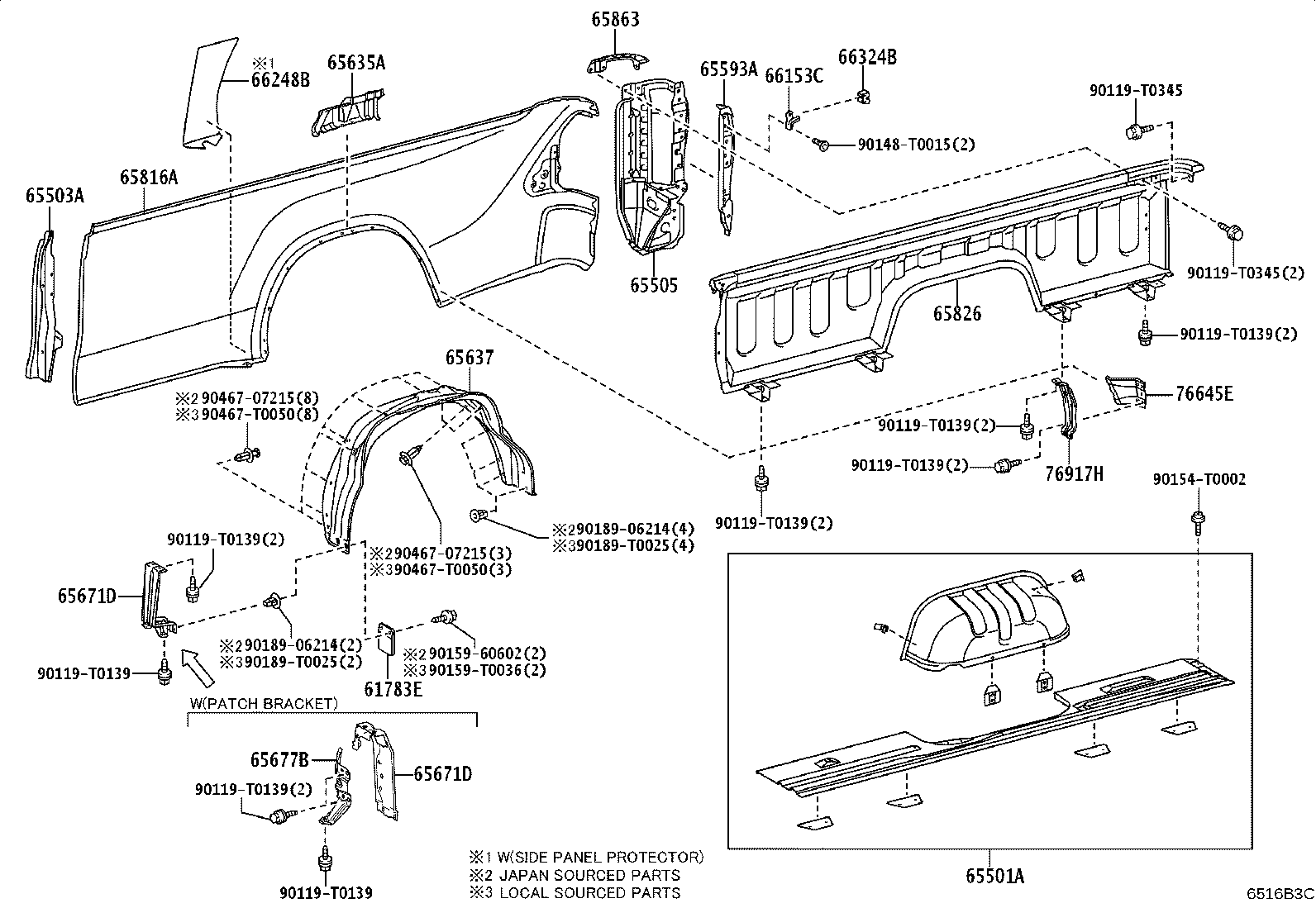 66312-0K060 HOOK SUB-ASSY, ROPE product image