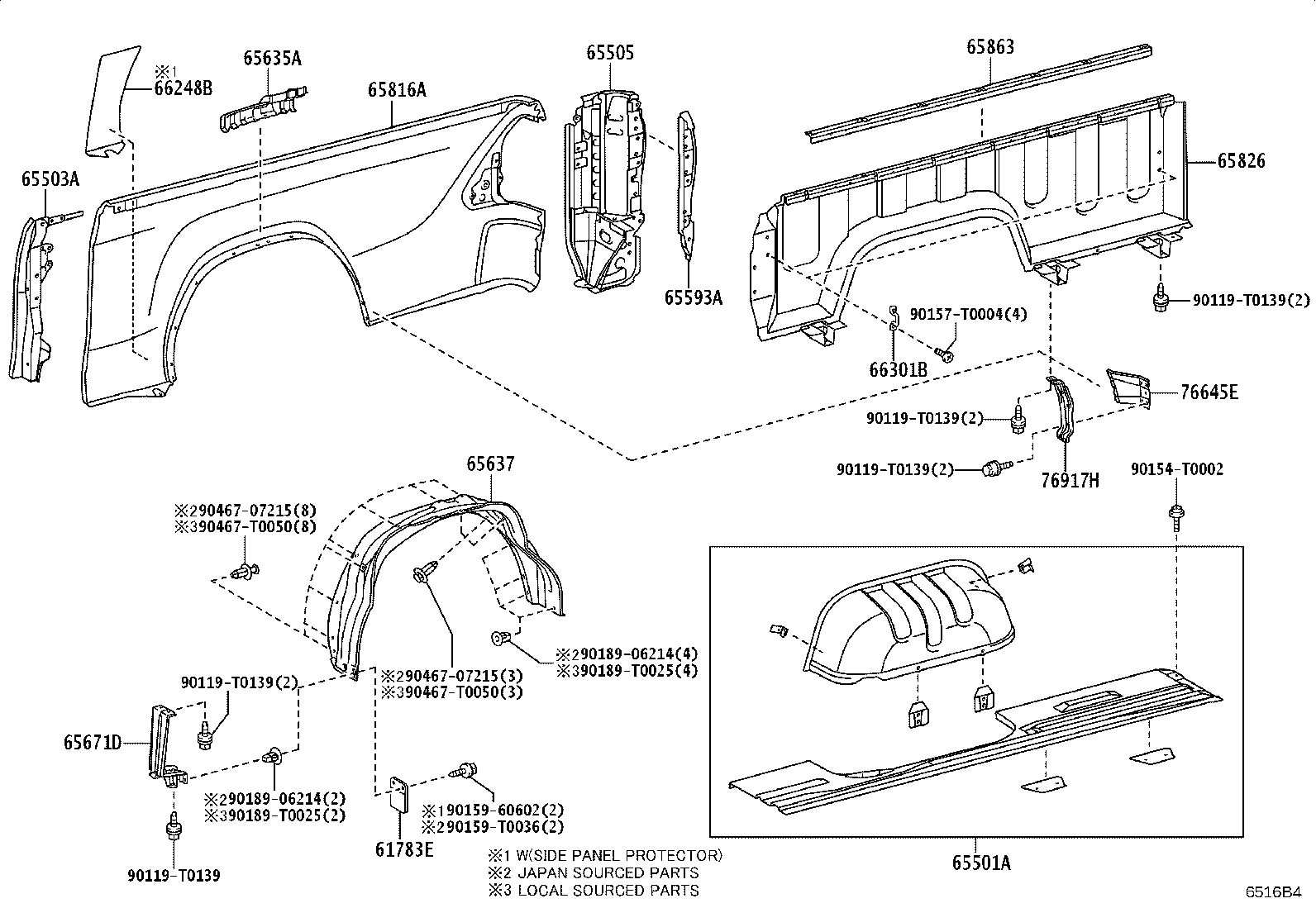 66312-0K060 HOOK SUB-ASSY, ROPE product image