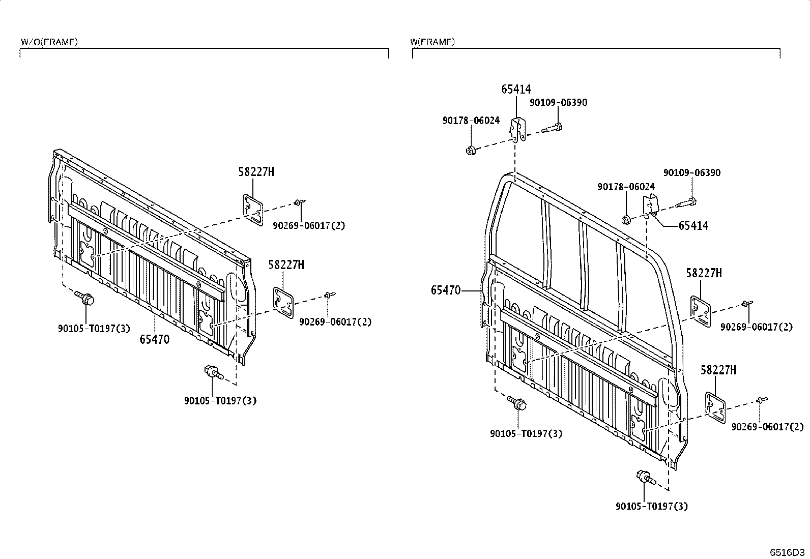 65770-0K090 STAY ASSY, TAIL GATE product image