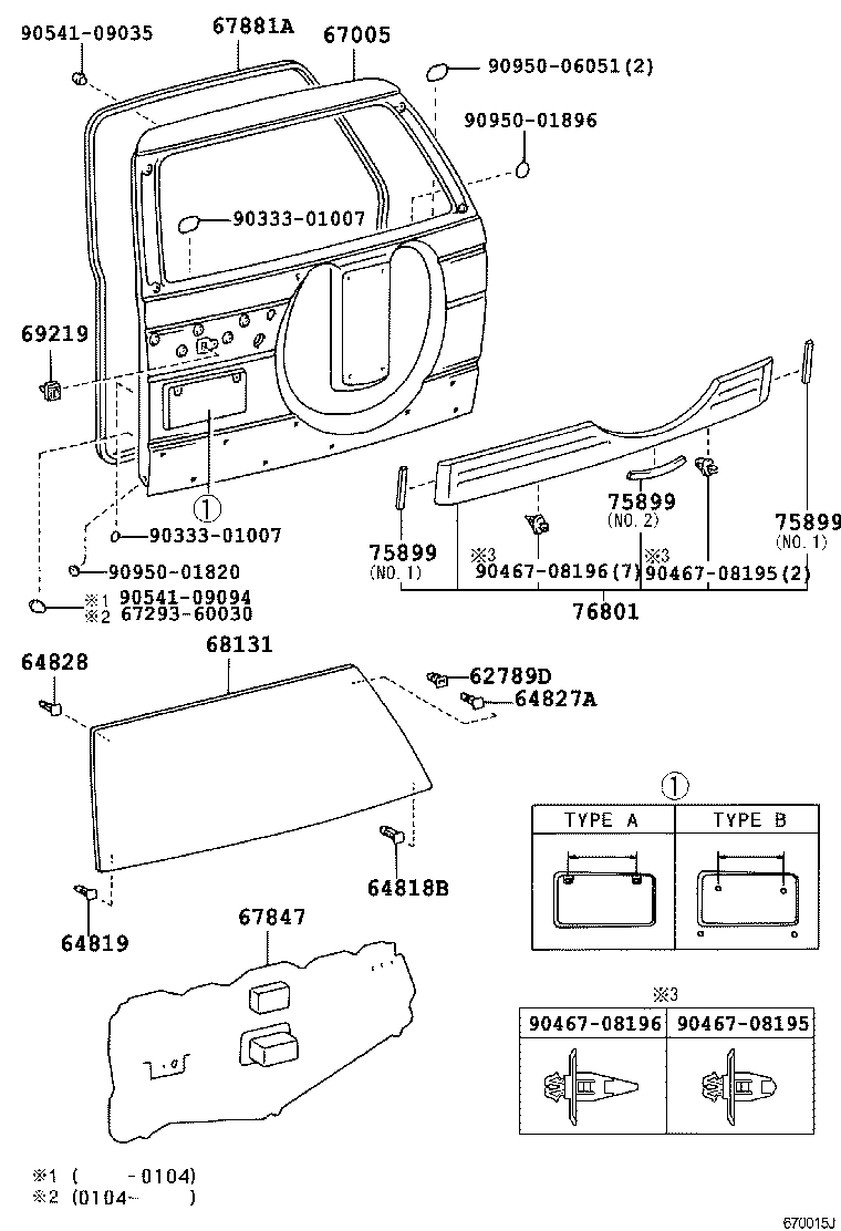64780-60140 PANEL ASSY, BACK DOOR TRIM product image