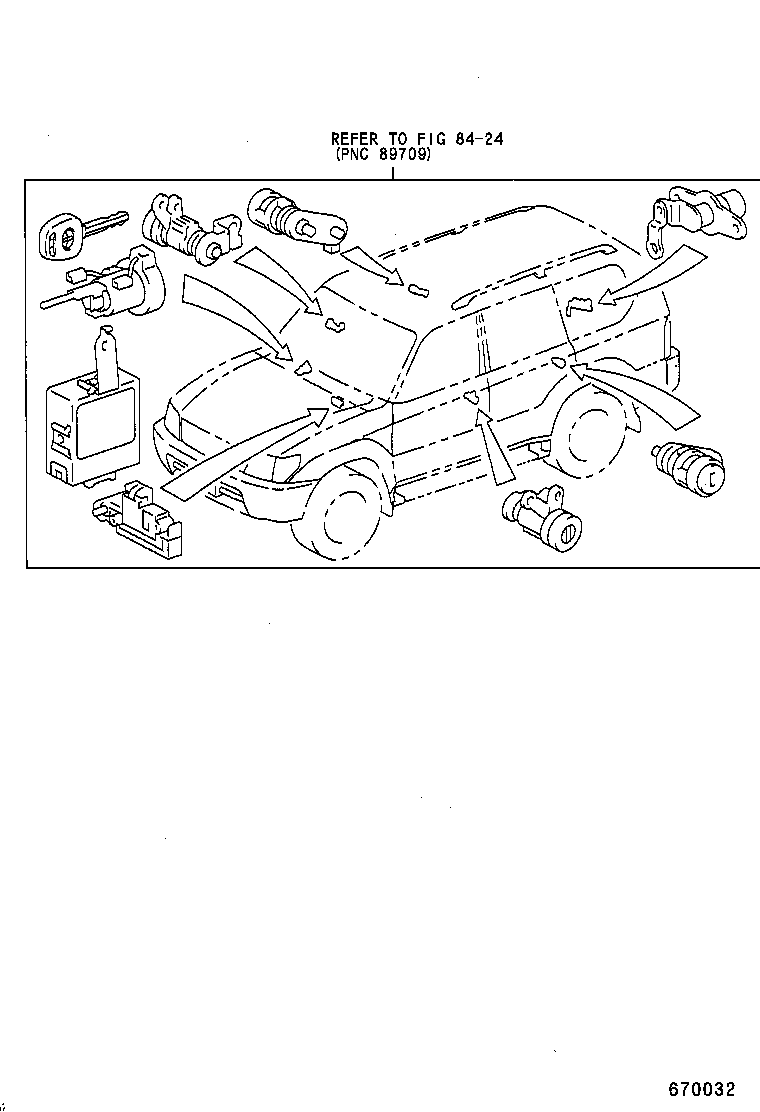 69005-6A321 CYLINDER SET, LOCK product image