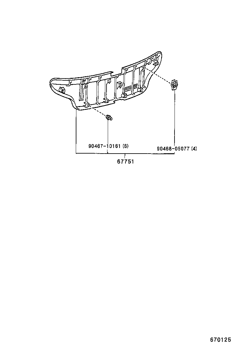 67005-16430 PANEL SUB-ASSY, BACK DOOR product image