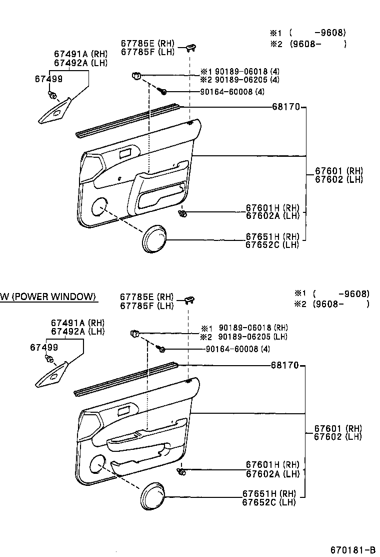 Toyota 67404-16140 FRAME SUB-ASSY, FRONT DOOR, REAR LOWER LH