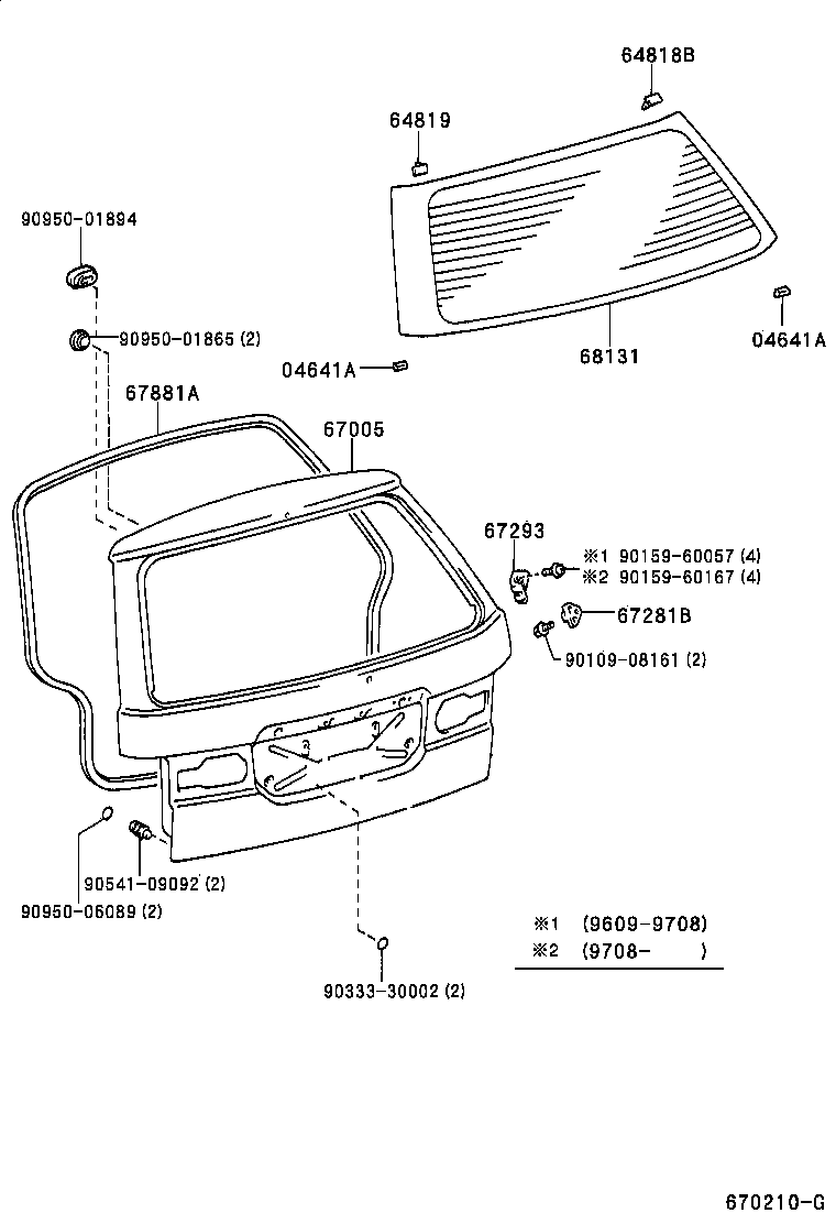 67005-44010 PANEL SUB-ASSY, BACK DOOR product image