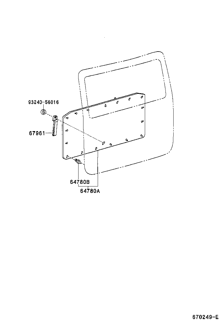 67005-2R510 PANEL SUB-ASSY, BACK DOOR product image