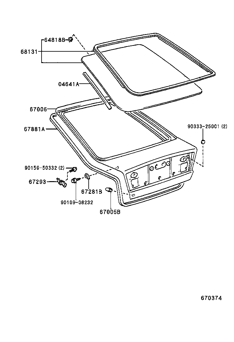 67005-1A760 PANEL SUB-ASSY, BACK DOOR product image