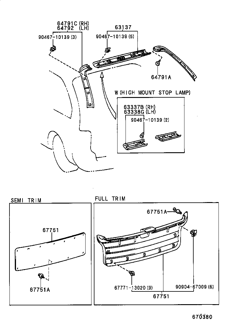 67005-1F332 PANEL SUB-ASSY, BACK DOOR product image