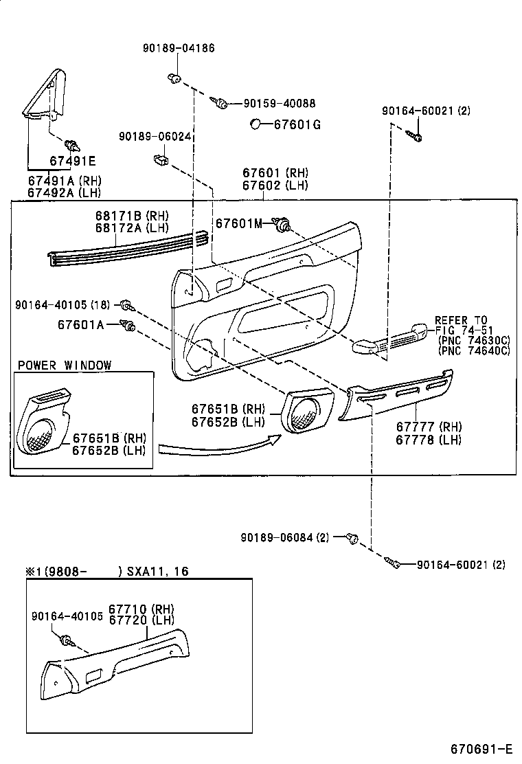 Toyota 67401-42010 FRAME SUB-ASSY, FRONT DOOR, FRONT LOWER RH
