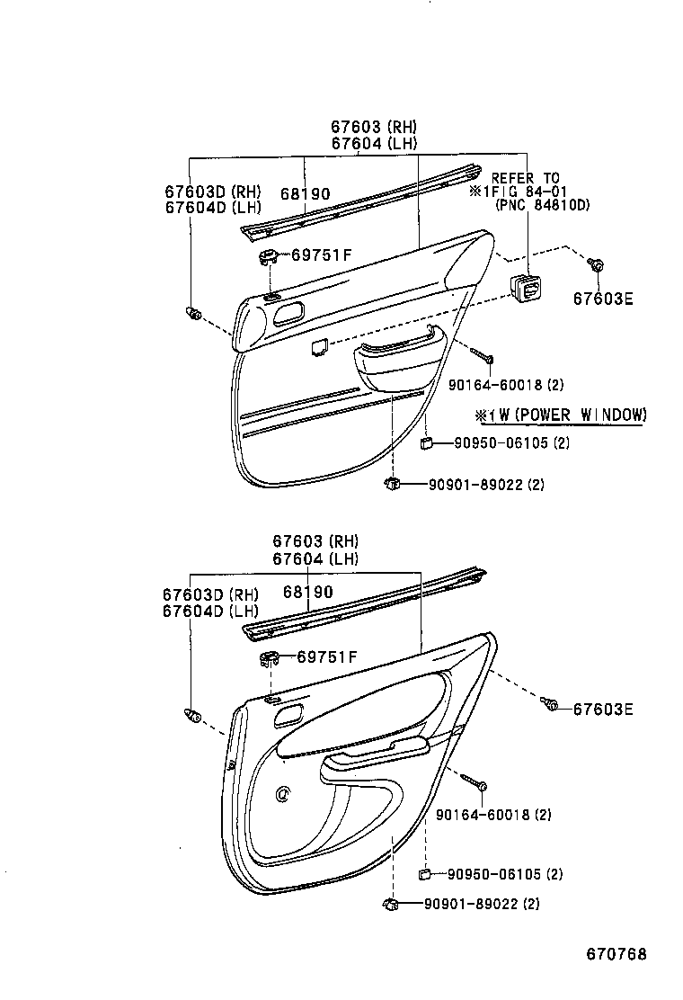 67871-12480 WEATHERSTRIP, REAR DOOR, RH product image