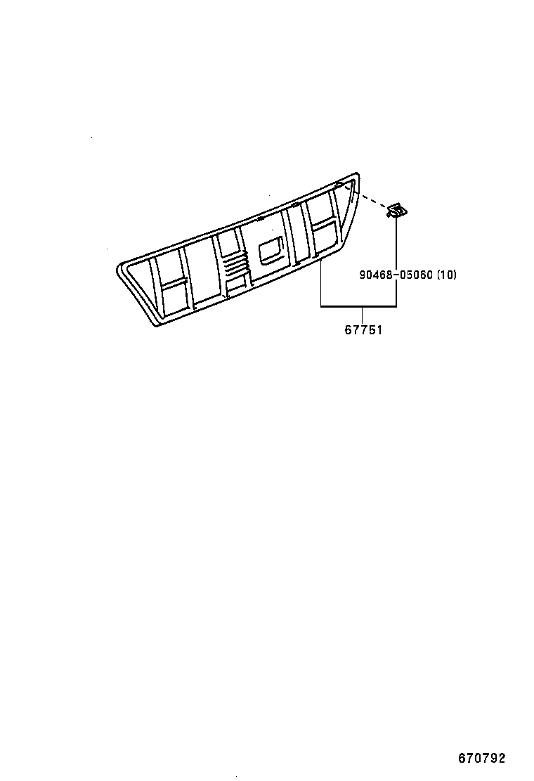 67005-1C021 PANEL SUB-ASSY, BACK DOOR product image