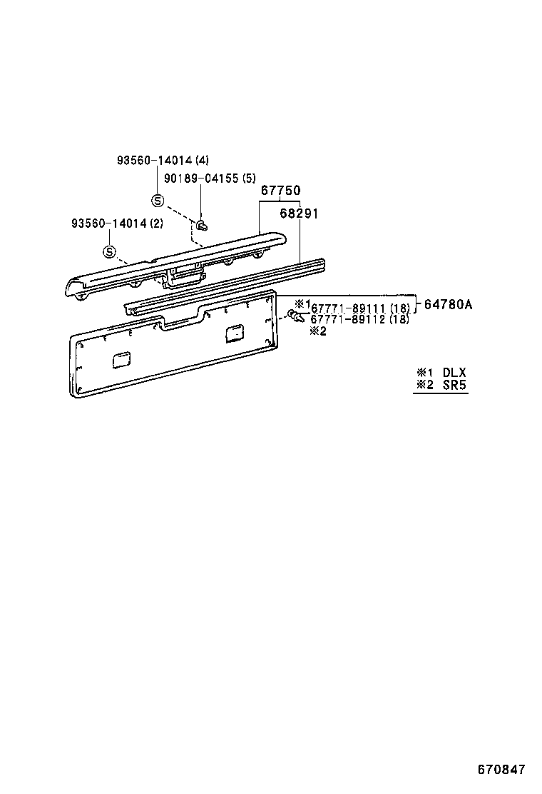 67005-35030 PANEL SUB-ASSY, BACK DOOR product image
