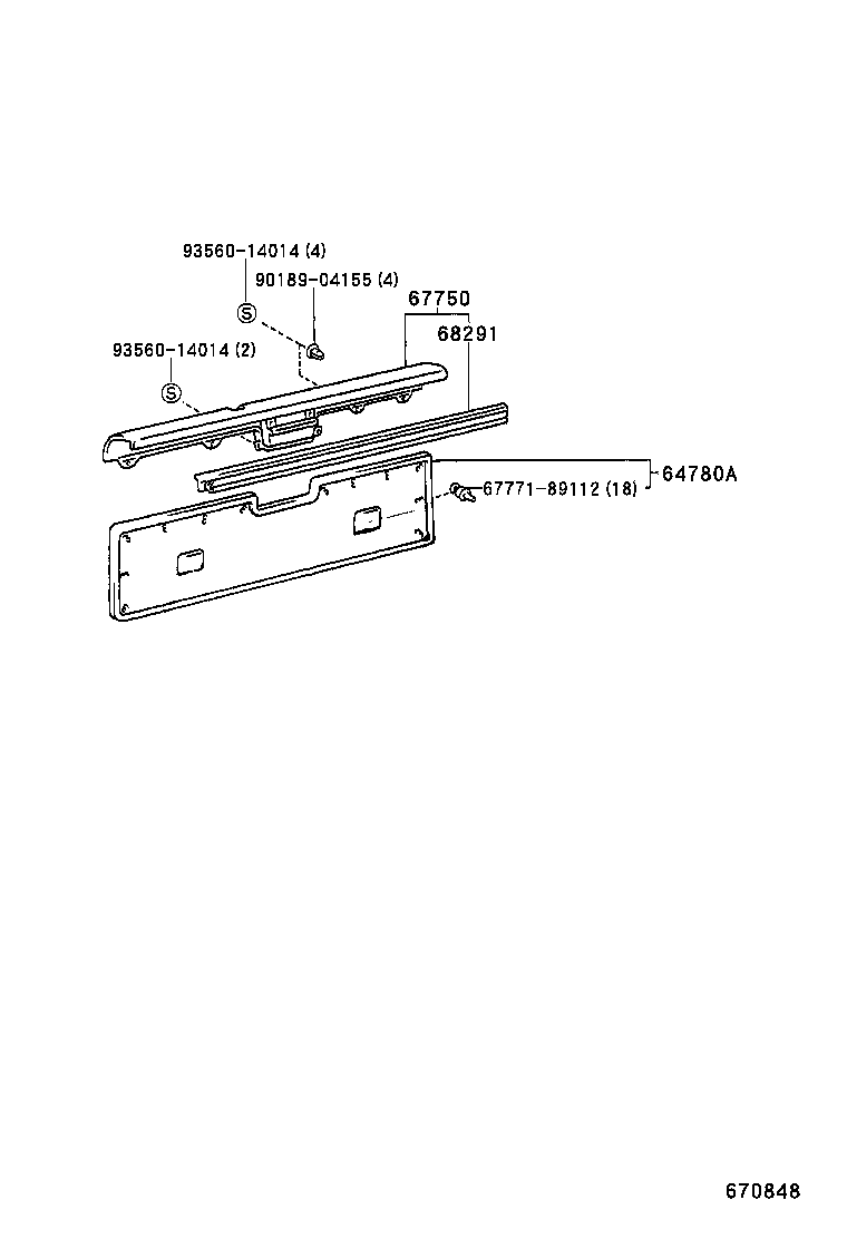 67005-35020 PANEL SUB-ASSY, BACK DOOR product image