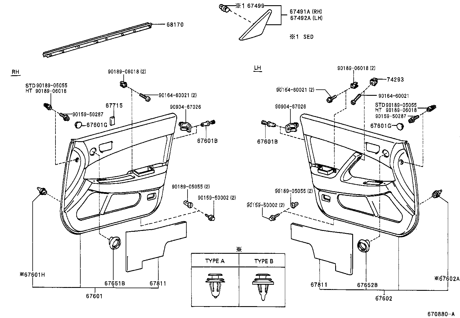 67401-32130 FRAME SUB-ASSY, FRONT DOOR, FRONT LOWER RH product image