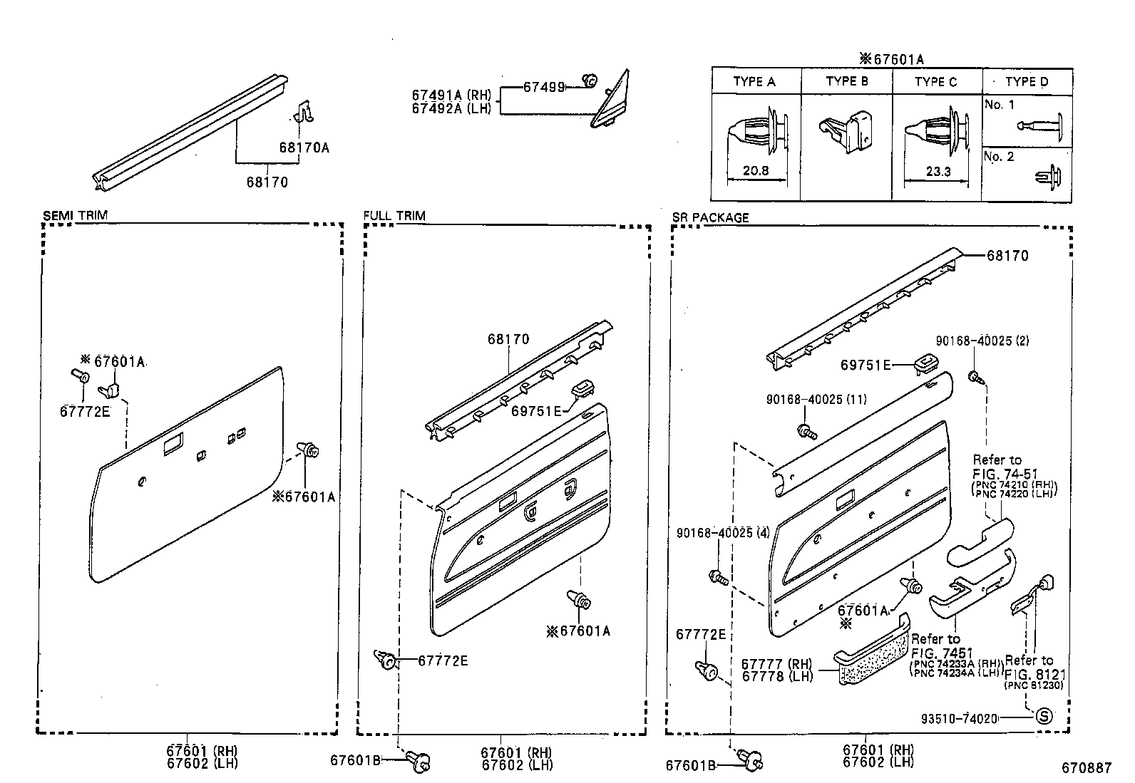 67002-35320 PANEL SUB-ASSY, FRONT DOOR, LH product image