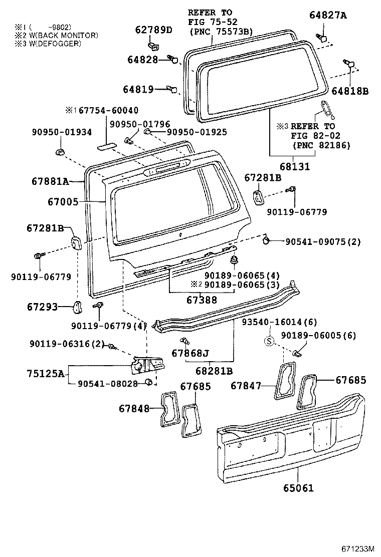 67005-6B100 PANEL SUB-ASSY, BACK DOOR product image
