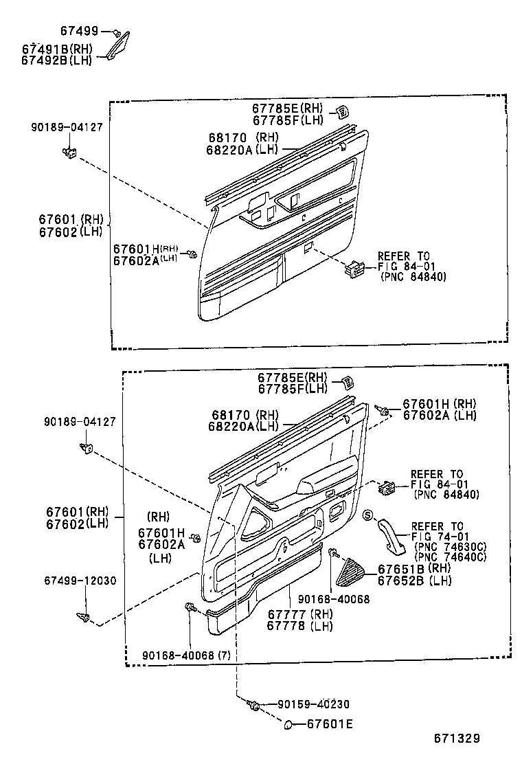 67112-30460 PANEL, FRONT DOOR, OUTER LH product image