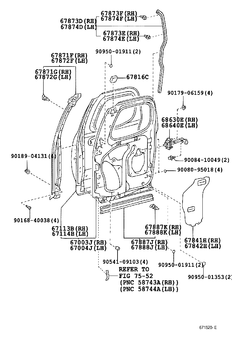 Thumbnail 3 for 62332-0C020-E1