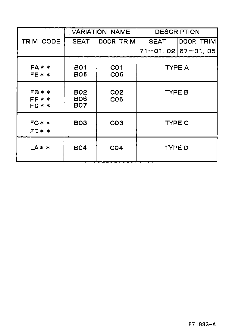 68101-07020 GLASS SUB-ASSY, FRONT DOOR, RH product image
