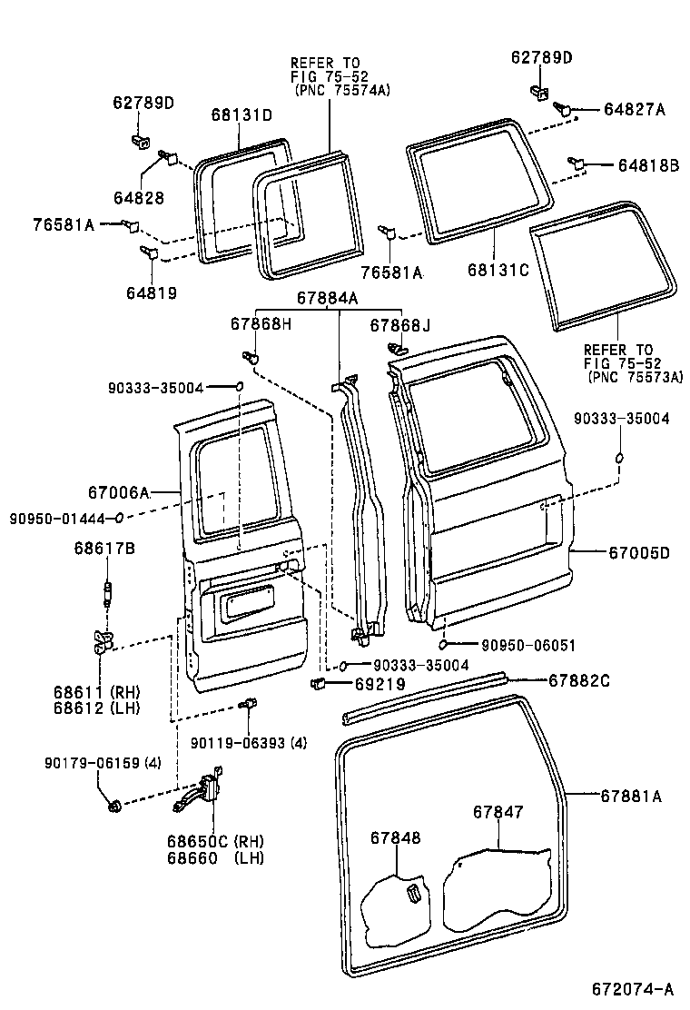 67388-60050 PROTECTOR, BACK DOOR EDGE product image