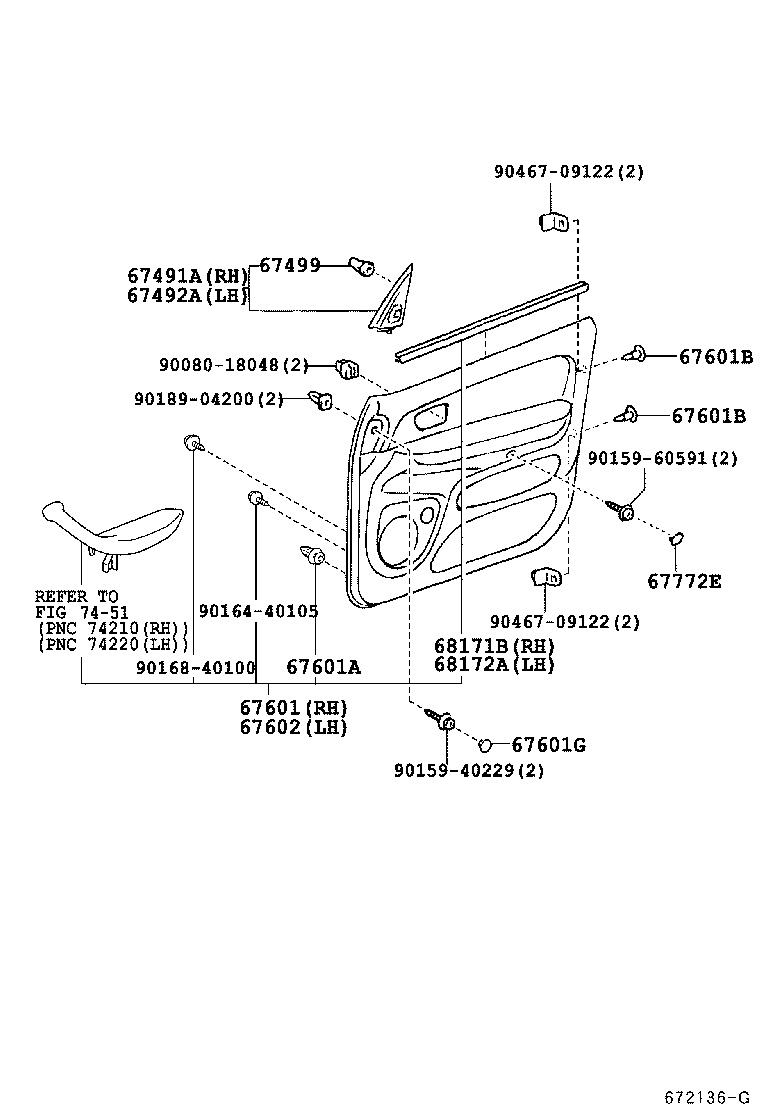 Toyota 67002-0C060 PANEL SUB-ASSY, FRONT DOOR, LH