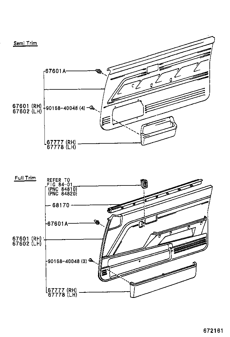 67002-02010 PANEL SUB-ASSY, FRONT DOOR, LH product image