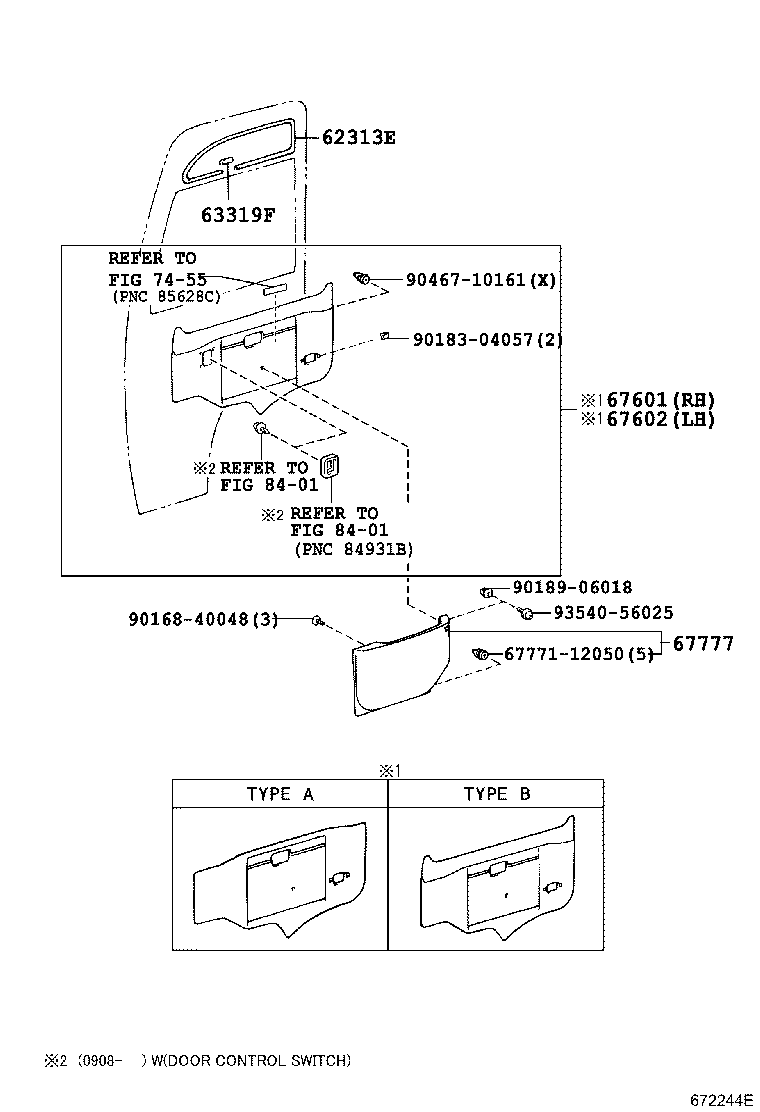 62045-36040 FRAME SUB-ASSY, FRONT DOOR WINDOW, OUTER LH product image