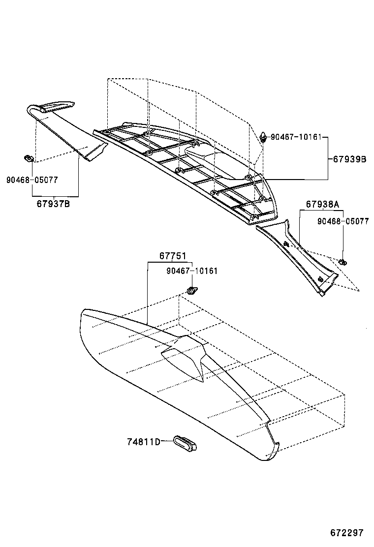 67005-1E020 PANEL SUB-ASSY, BACK DOOR product image