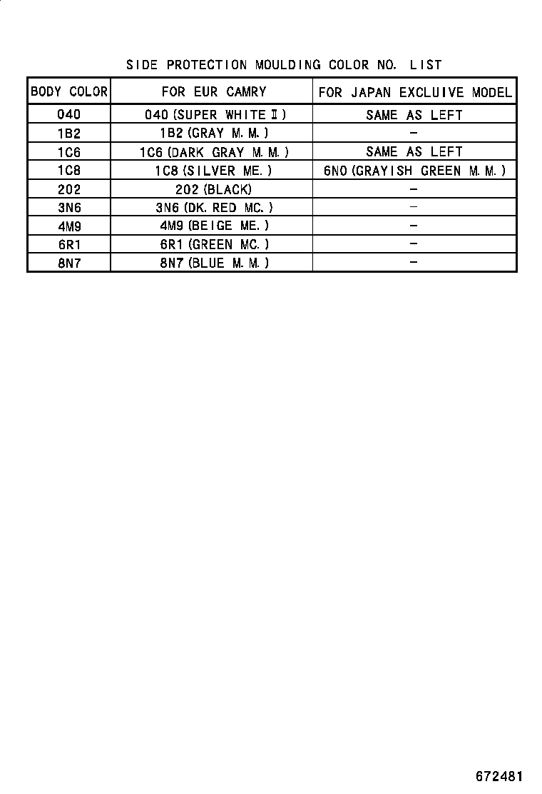 67412-33050 FRAME, FRONT DOOR WINDOW, FRONT UPPER LH product image