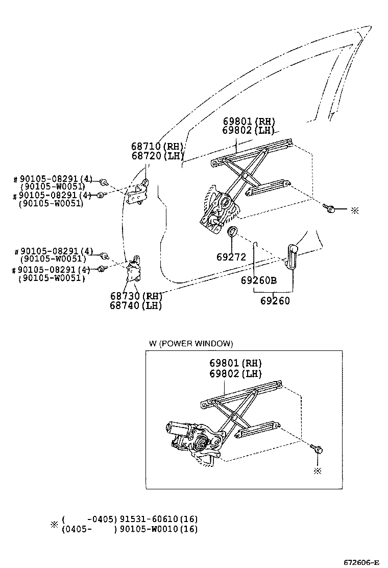 68720-02050 HINGE ASSY, FRONT DOOR, UPPER LH product image