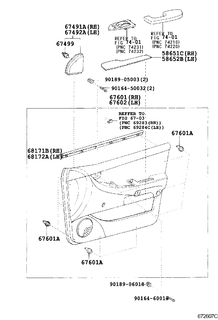 67112-02080 PANEL, FRONT DOOR, OUTER LH product image