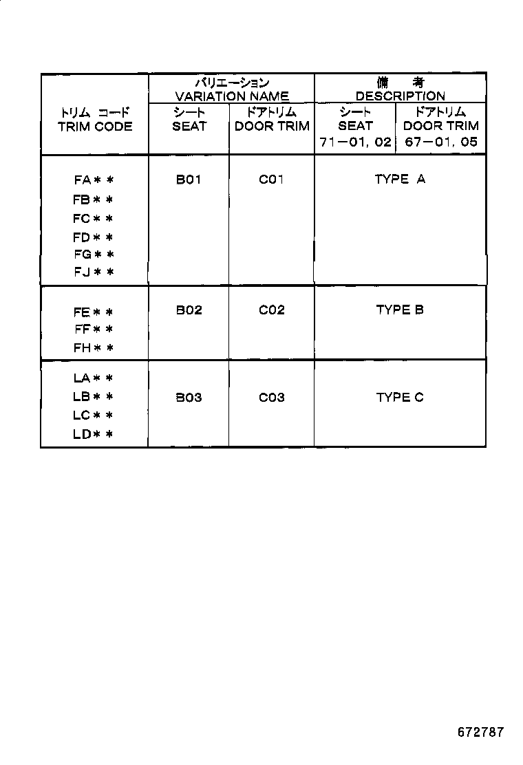 67924-43010 CUSHION, FRONT DOOR PANEL product image