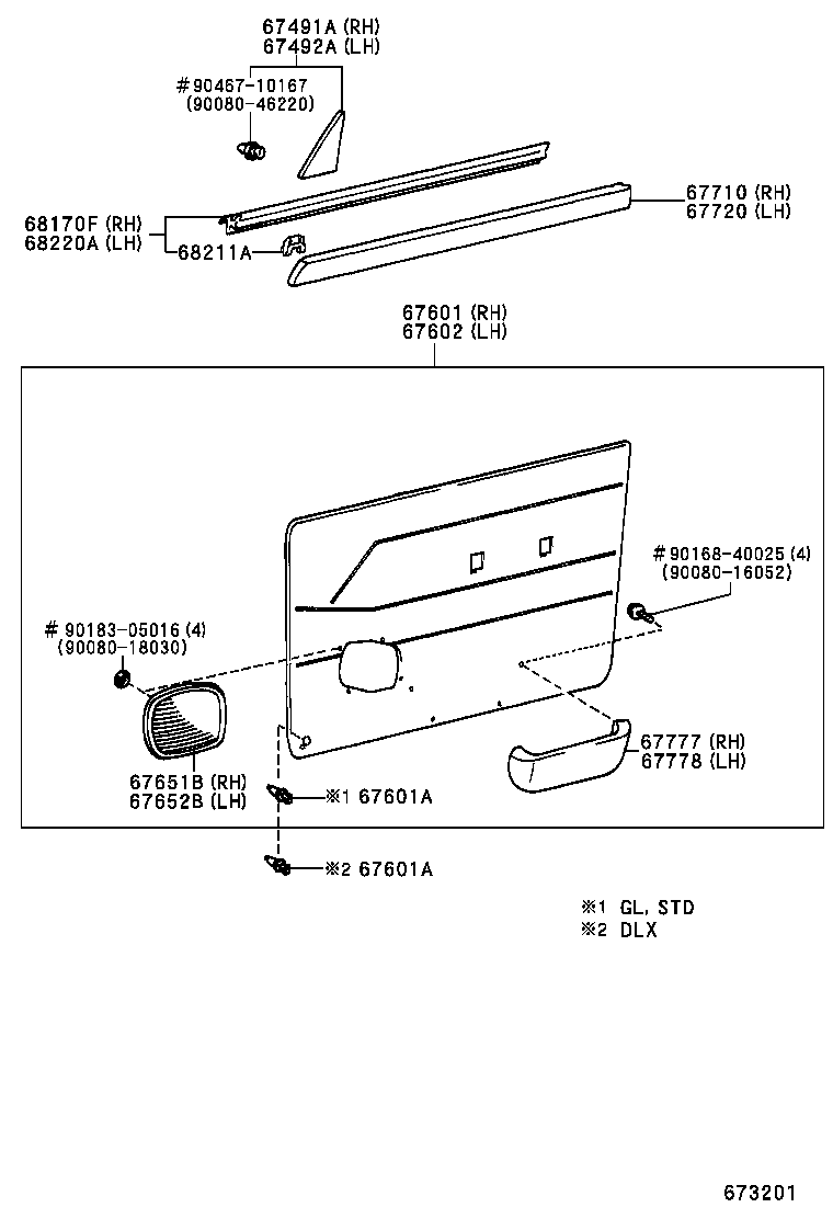67112-0B030 PANEL, FRONT DOOR, OUTER LH product image