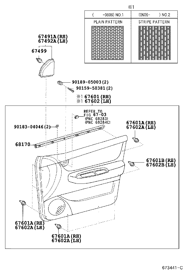 67404-02080 FRAME SUB-ASSY, FRONT DOOR, REAR LOWER LH product image