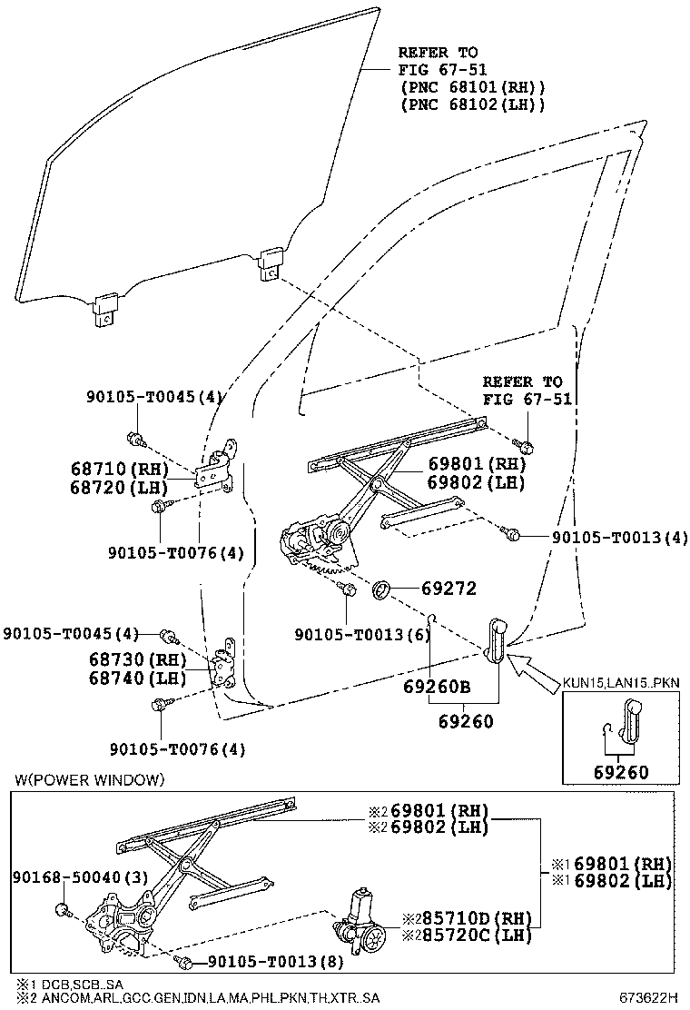 Toyota 68720-02070 HINGE ASSY, FRONT DOOR, UPPER LH