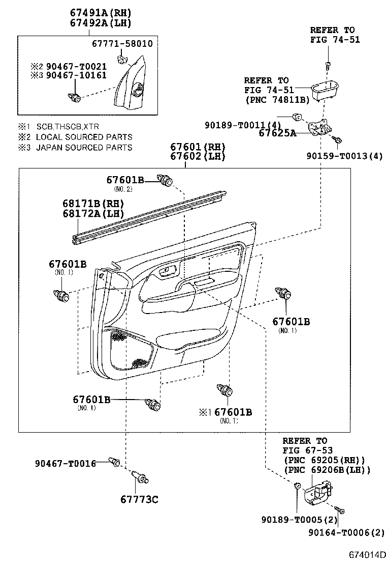 67002-0K080 PANEL SUB-ASSY, FRONT DOOR, LH product image