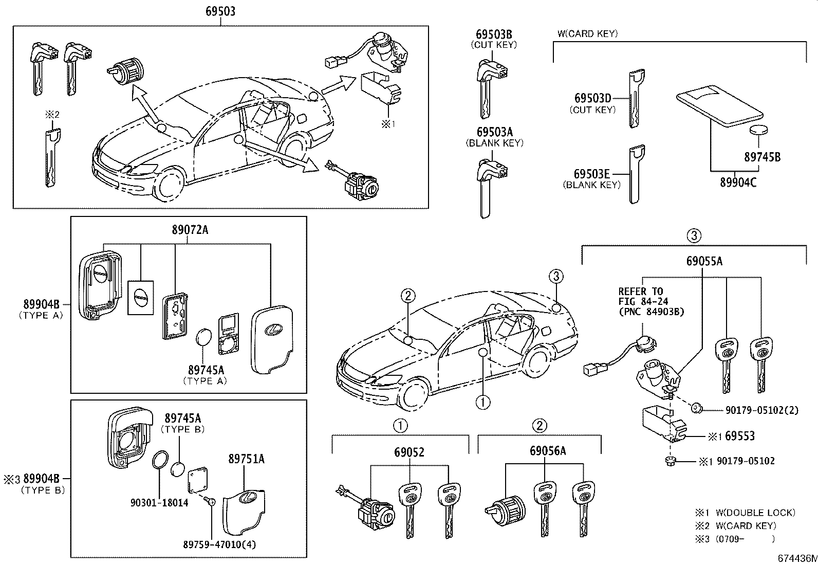 69005-30C90 CYLINDER SET, LOCK product image