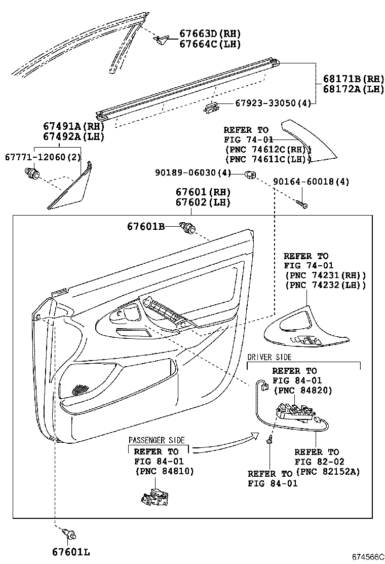 67112-06100 PANEL, FRONT DOOR, OUTER LH product image
