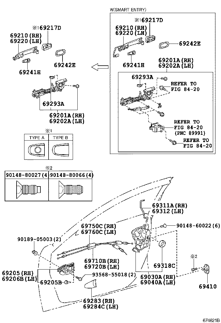 69210-30300-R0 HANDLE ASSY, FRONT DOOR, OUTSIDE RH product image