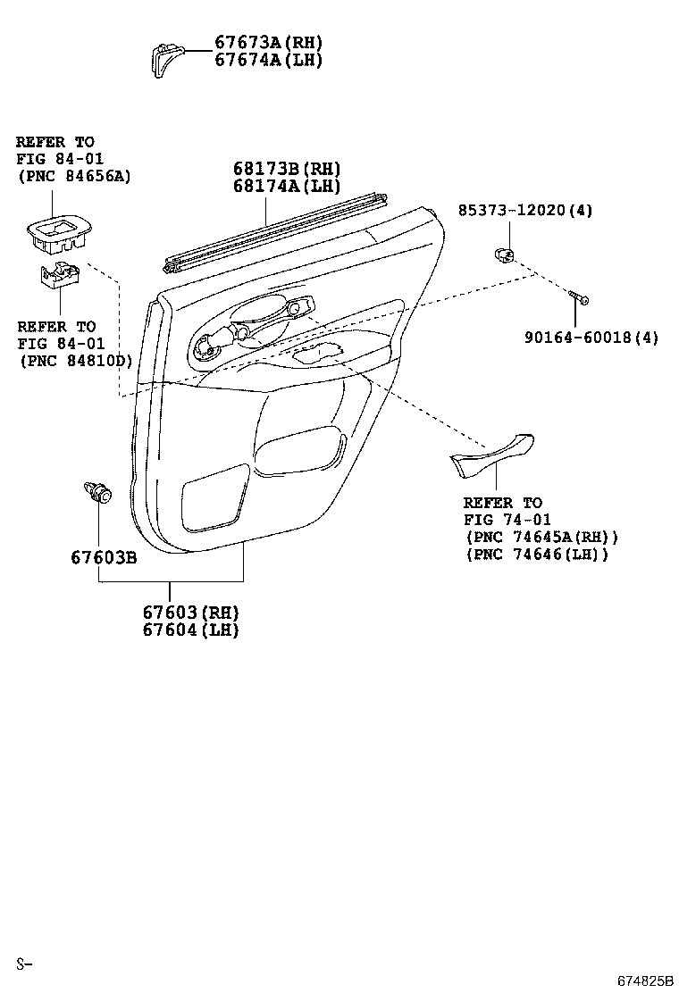 67113-12290 PANEL, REAR DOOR, OUTER RH product image