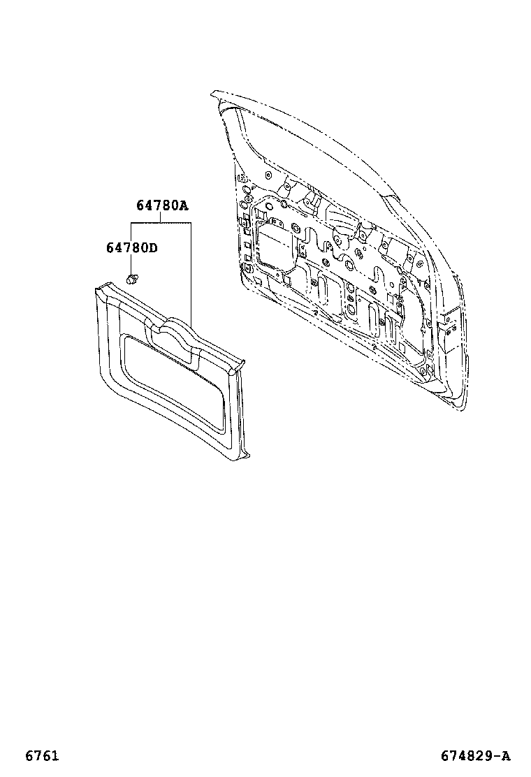 67005-BZ220 PANEL SUB-ASSY, BACK DOOR product image
