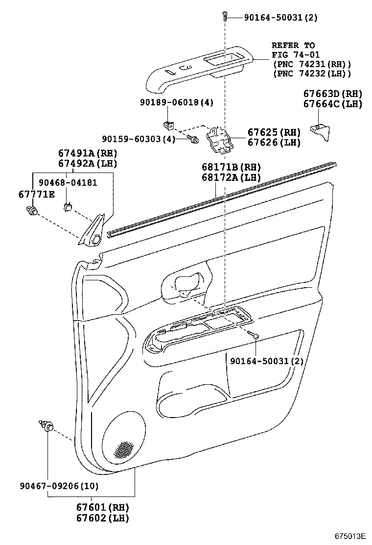 67832-12480 COVER, FRONT DOOR SERVICE HOLE, LH product image