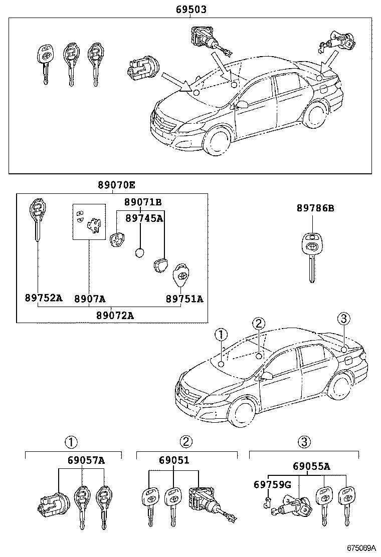 89904-12240 TRANSMITTER SUB-ASSY, ELECTRICAL KEY product image