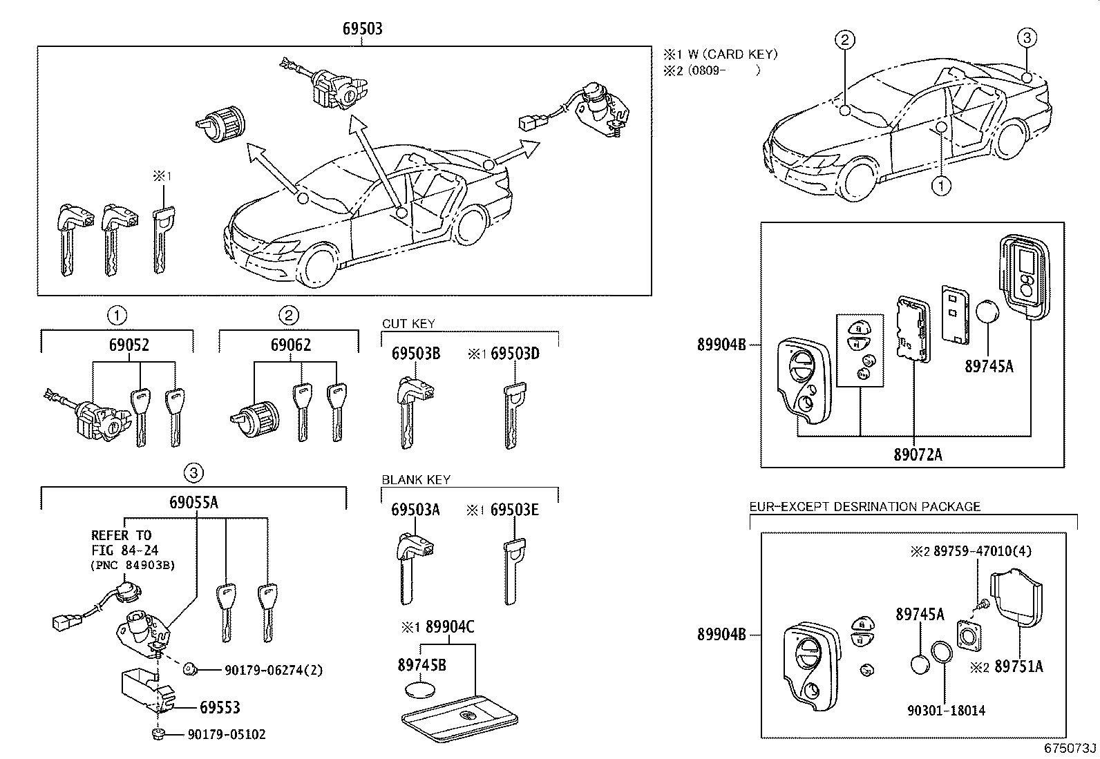 89904-50871 TRANSMITTER SUB-ASSY, ELECTRICAL KEY(CARD KEY) product image