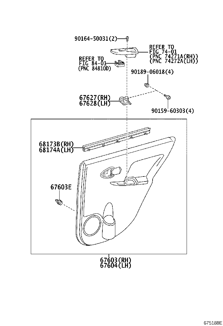 67841-52270 COVER, REAR DOOR SERVICE HOLE, RH product image